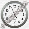 Olcsó Wall Clock Type 01 White-Silver 30cm (IT8468)